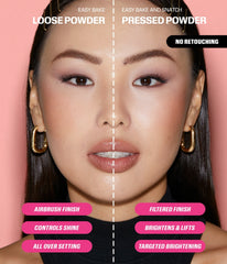 Easy Bake and Snatch Pressed Talc-Free Brightening and Setting Powder