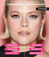 Easy Bake and Snatch Pressed Talc-Free Brightening and Setting Powder