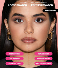 Easy Bake and Snatch Pressed Talc-Free Brightening and Setting Powder